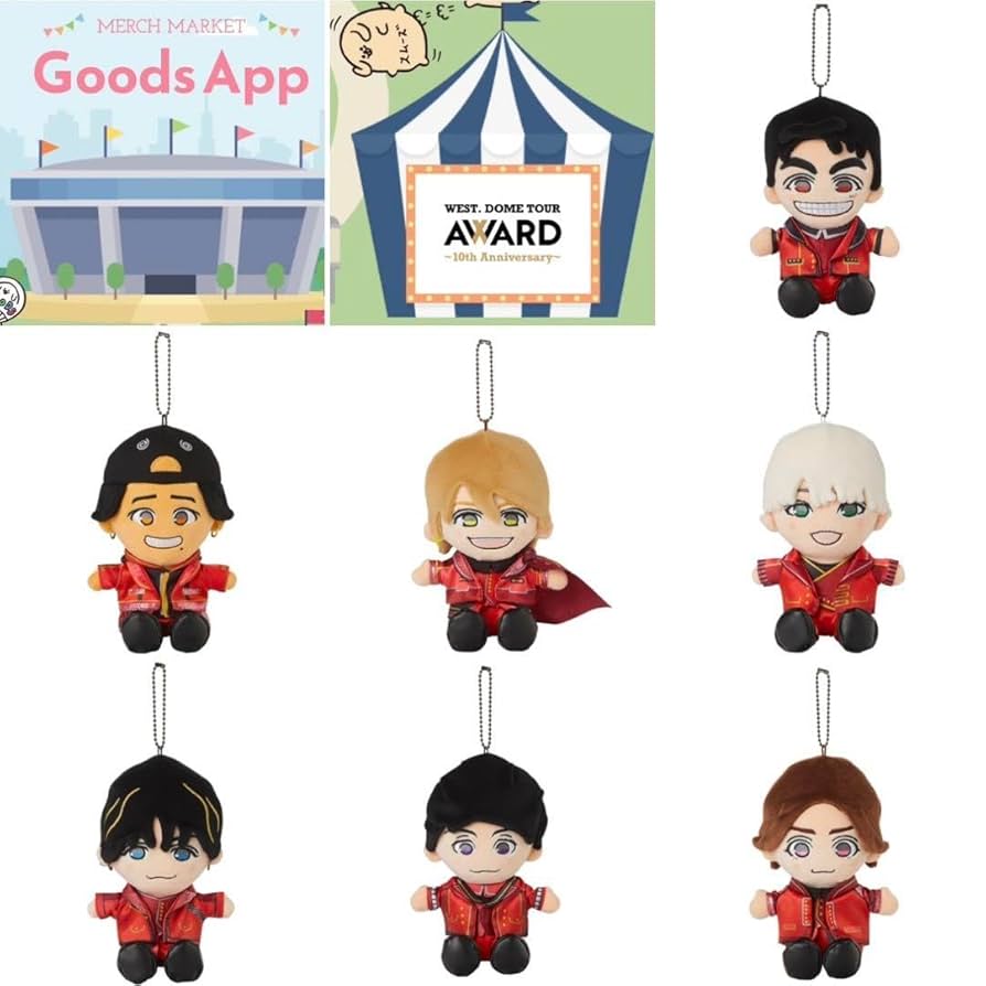 ジャニーズWEST - WEST. ちびスト 7体セット west #ちびスト #A.H.O. #中間淳太のある生活 ご注文はD-cute